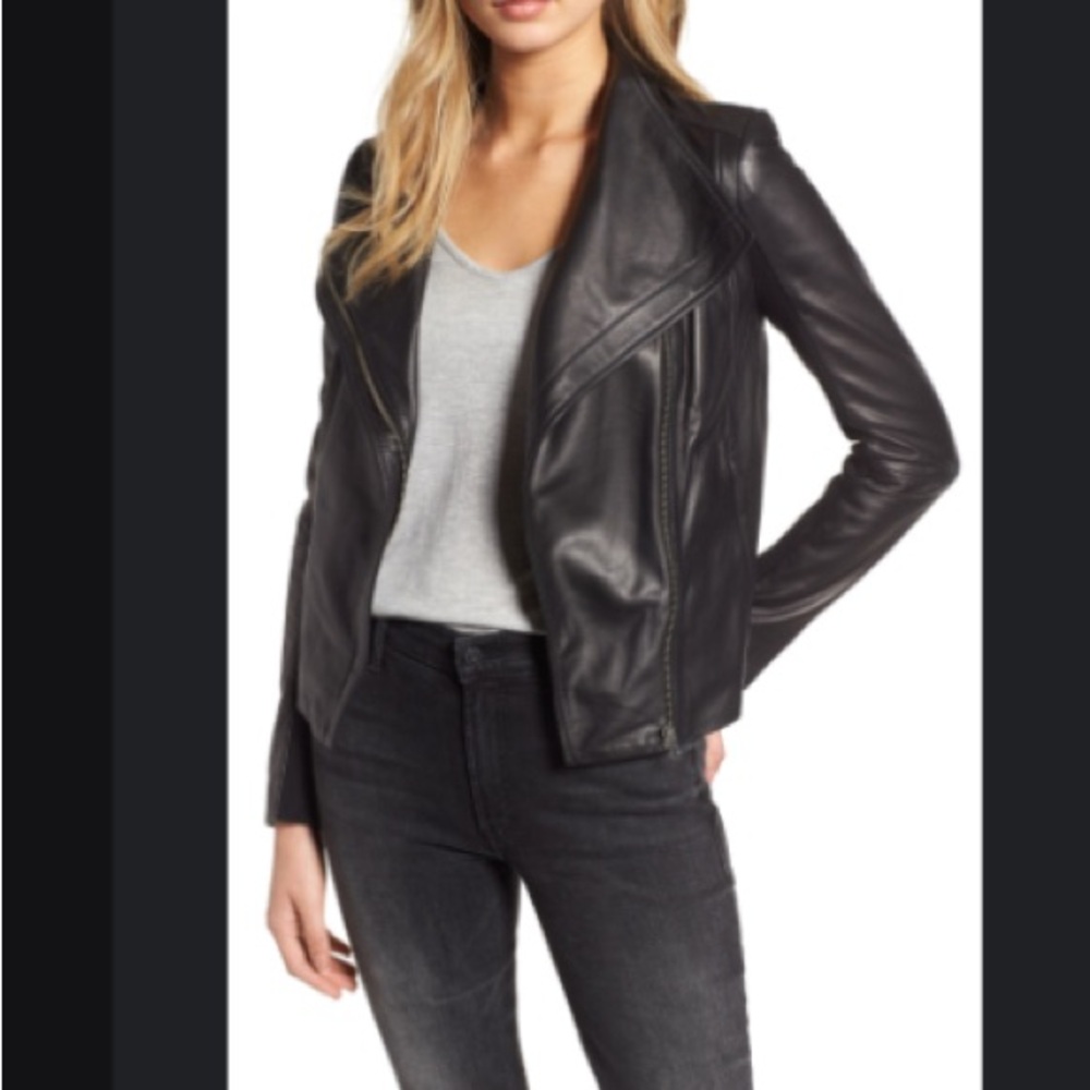Chelsea 28 Leather Moto Jacket